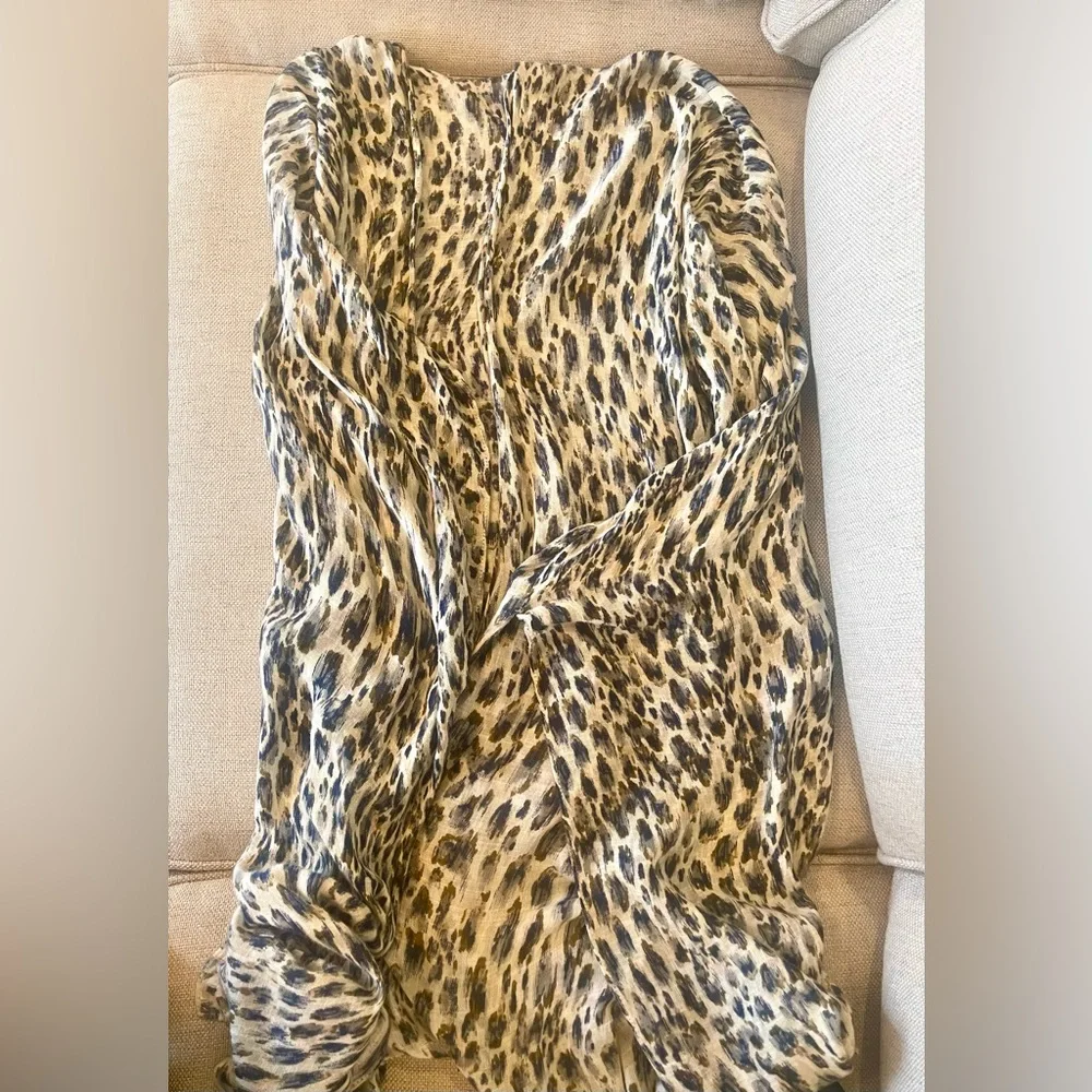 Leopard Print Kimono/Swimsuit Cover Up - Picture 3 of 3